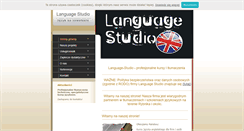 Desktop Screenshot of language-studio.pl